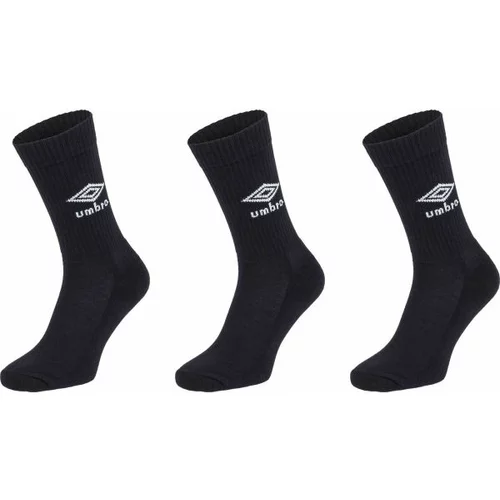 Umbro SPORTS SOCKS - 3 PACK Čarape, crna, veličina