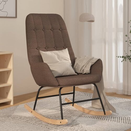  The Living Store Gugalni stol taupe blago - Gugalni Stol, (21483619) Slike