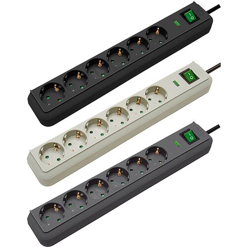 Brennenstuhl Produžni kabl Eco-Line Surge Protection 4.500 crni Cene