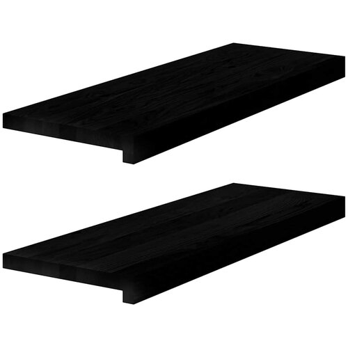  Prozorske klupice 2 kom tamnosmeđe 70x30x2 cm masivne hrast Cijene