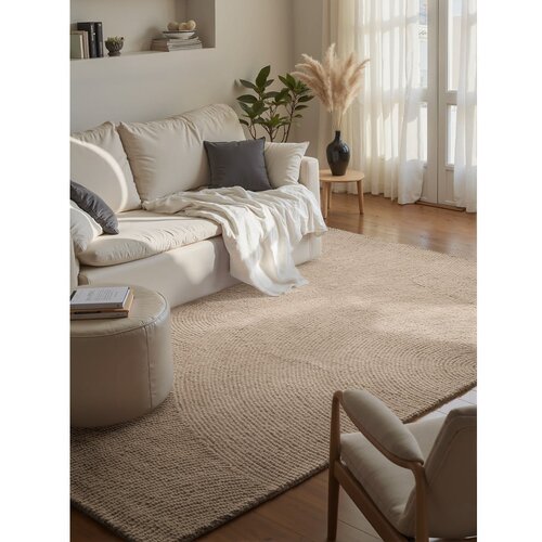 Hanse Home Bež ručno rađen vunen tepih 120x180 cm Eleni Light Beige &amp;ndash; Slike