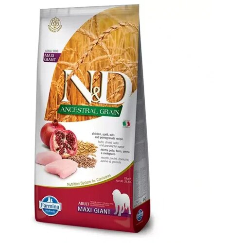 N&amp;amp;d ag chicken &amp;amp; pomegranate giant maxi 12kg Slike