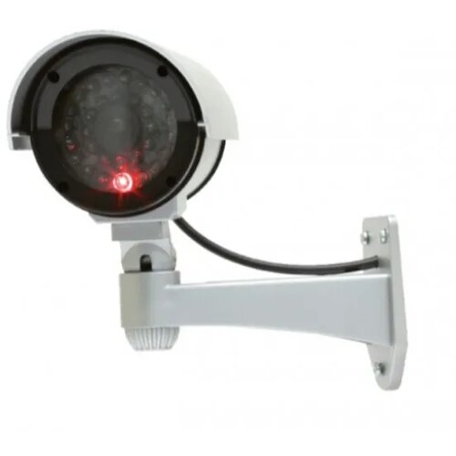  Lazna kamera srebrna HSK110 Outdoor dummy security camera IMITACIJA KAMERE Cene