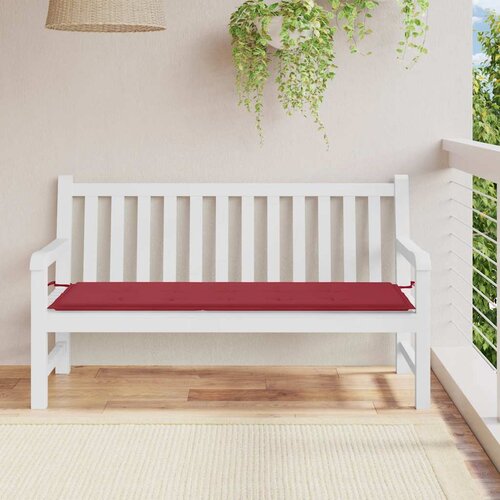  Jastuk za vrtnu klupu boja vina 150x50x4 cm tkanina Oxford Cijene