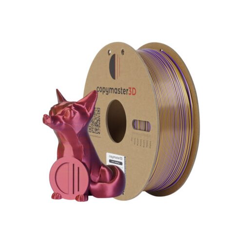  CopyMaster3D PLA 1,75mm 1kg TriSilk Red Gold Purple Slike