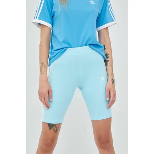 Adidas Kratke hlače za žene, s aplikacijom, srednje visoki struk