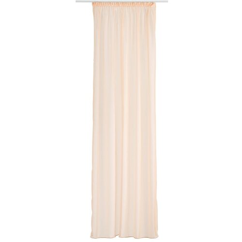 Mendola Fabrics Rožnato-oranžna prosojna zavesa 300x260 cm Voile &amp;ndash; Mendola Fabrics Slike