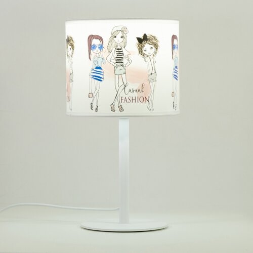  Dečija stona lampa GIRLS VIBES 1xE27/60W/230V prečnik 18 cm za devojčice Slike