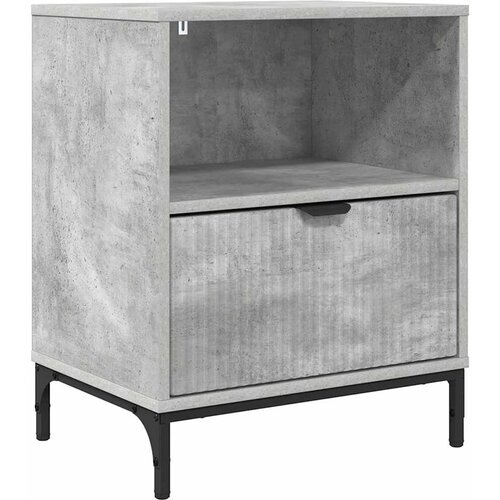  Noćni ormar Beton siva 49 x 36 x 61 cm Konstruirano drvo Slike