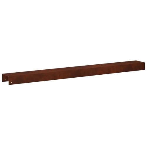 Profil za rubove vrta 10 kom. 100 x 10 x 5 cm Otporni čelik Rđa - Otporni čelik 100 x 10 x 5 cm 10 Slike