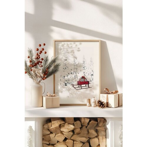 Wallity uramljena slika Nwyearsngmdl72, 33x48 cm Cene