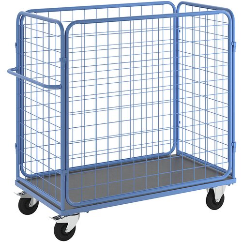 eurokraft pro Voziček za pakete, VxŠxG 1500 x 1550 x 800 mm, nosilnost 350 kg Cene