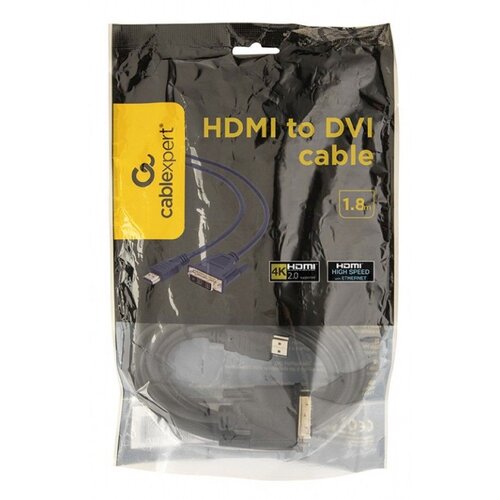 Gembird HDMI na DVI kabel 1,8m , pozlačeni kontakti Cene