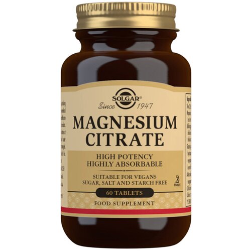 Solgar Magnesium Citrate 60 tablet Slike