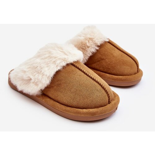 Kesi Children's slippers with fur Camel Befana Slike