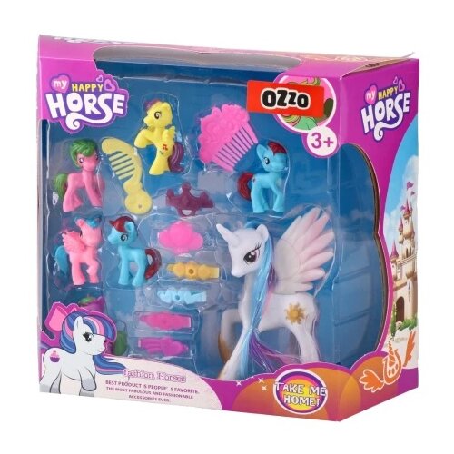 Ozzo Fun horse, set figura, poniji sa krilima Slike