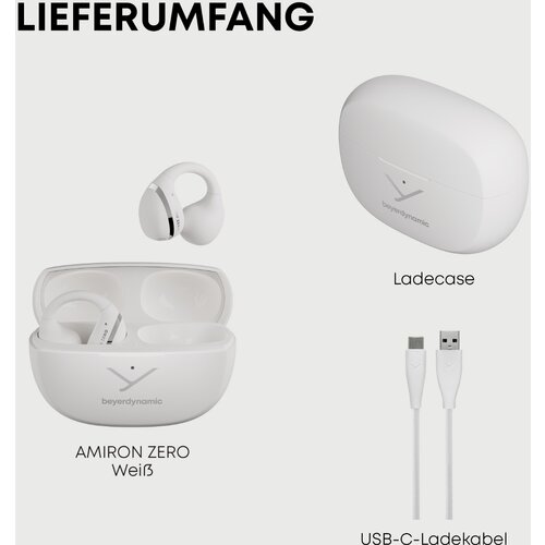 Beyerdynamic amiron zero bijeli open-ear bluetooth slu&amp;scaron;alice Slike