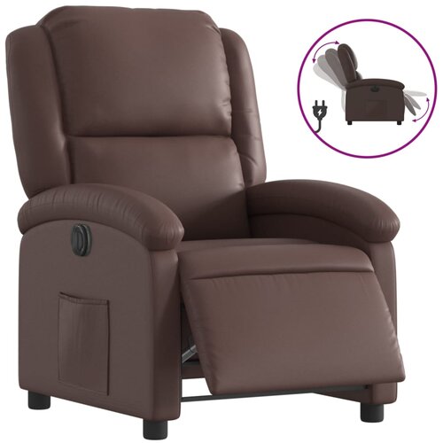 Maison Chic Električni naslanjač - Relax naslanjač rjavo umetno usnje, (22061465) Cene