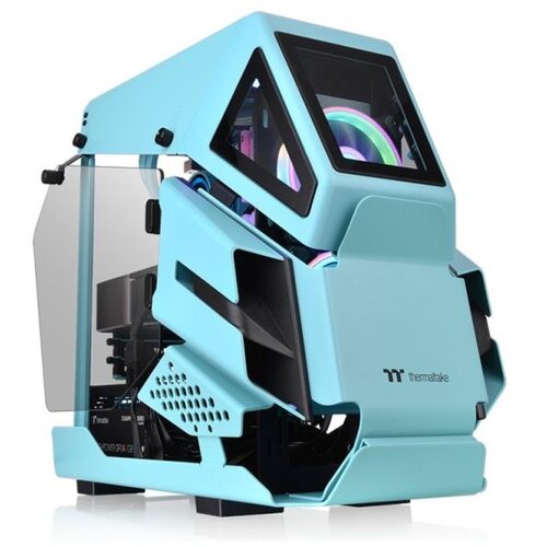 Thermaltake AH T200 TurquoisemATX, 2x TG... Slike