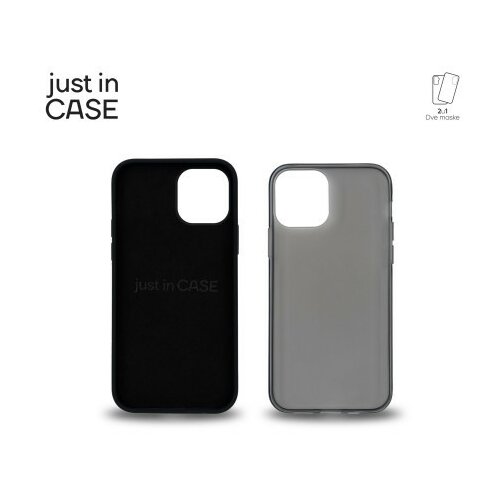 Just in case 2u1 extra case mix paket crni za iPhone 12 ( MIX103BK ) Slike