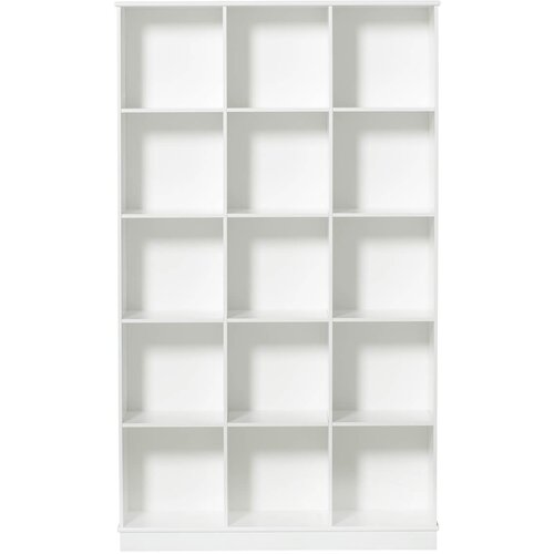 Oliver Furniture&amp;reg; navpični regal z bazo 3x5 Slike