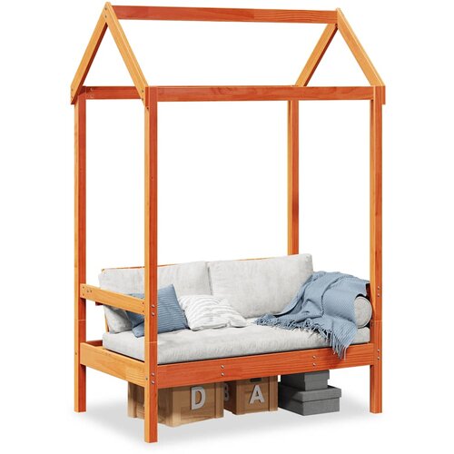  Klupa s krovom vo&scaron;tano smeđa 117,5x70x176,5 cm masivna borovina Cijene