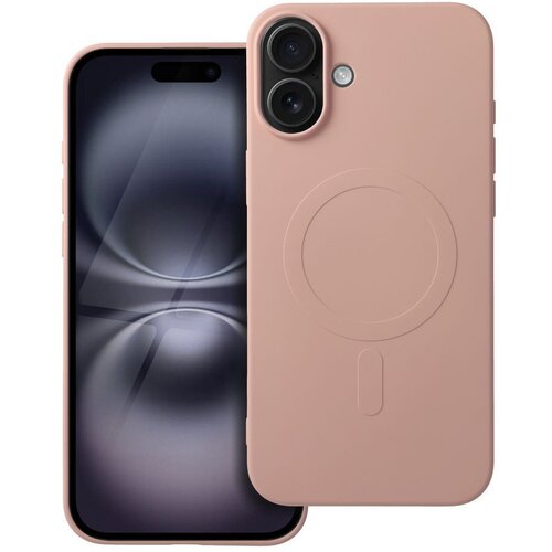 Silicone MAG COVER MagSafe maska za IPHONE 16 Plus pink Cene