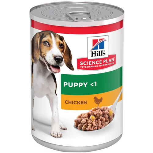 Hill’s Science Plan Puppy <1 s piletinom 6 x 370 g - 12 x 370 g