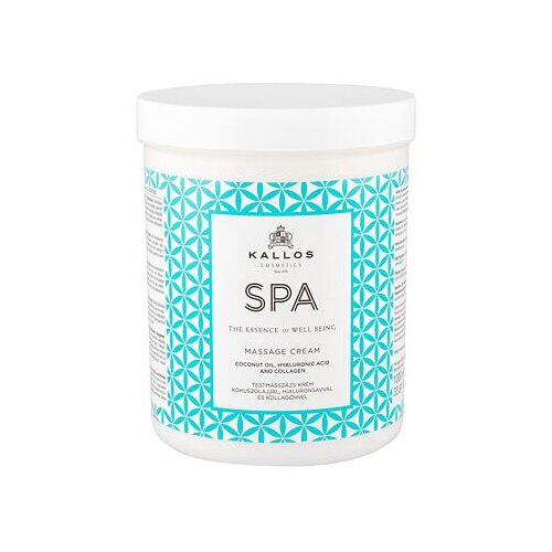 Kallos Cosmetics spa massage cream masažna krema za revitalizacijo kože 1000 ml za ženske Cene