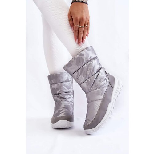 Big Star Women's High Snow Boots Big Star KK274600 Grey Cijene
