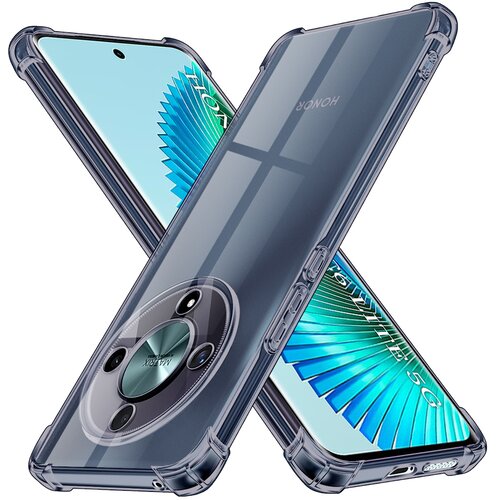 Techsuit Shockproof Clear Silicone za&scaron;titna maskica za Honor Magic6 Lite &ndash; smoke crna Cijene