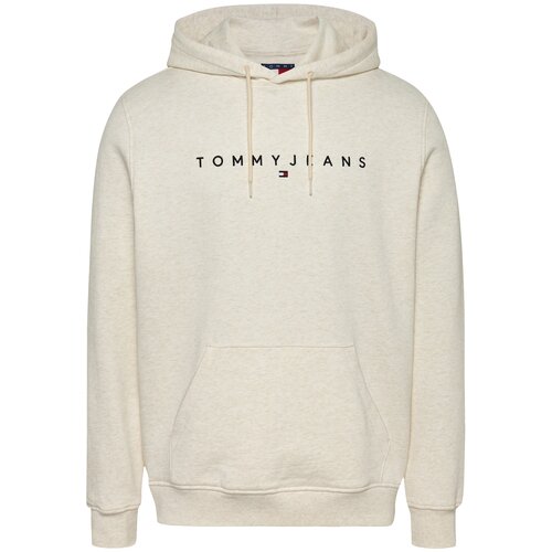 Tommy Jeans Majica progasto bež / rdeča / črna Cene