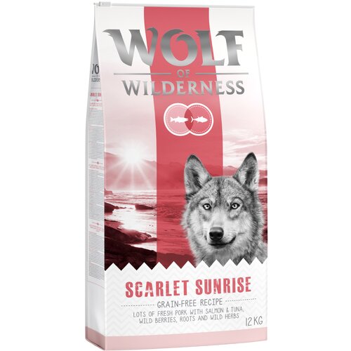 Wolf of Wilderness "Scarlet Sunrise" - losos in tuna Varčno pakiranje: 2 x 12 kg Cene