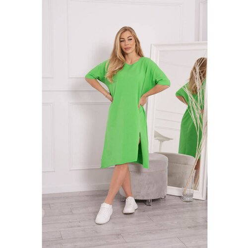 Kesi Oversize dress light green Slike
