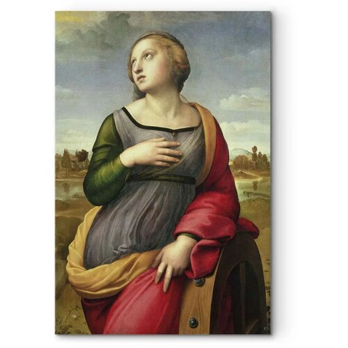  Slika - Rafael Santi &amp;ndash; St. Catherine of Alexandria 80x120 Premium Print Slike