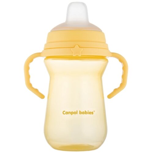 Canpol &amp;scaron;olja sa silikonskim kljunom 250ml, Žuta Slike