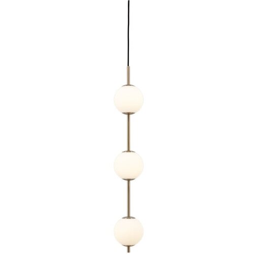 UMAGE Medeninasta kovinska LED viseča svetilka s steklenim senčilom &amp;oslash; 12 cm Audrey &amp;ndash; Slike