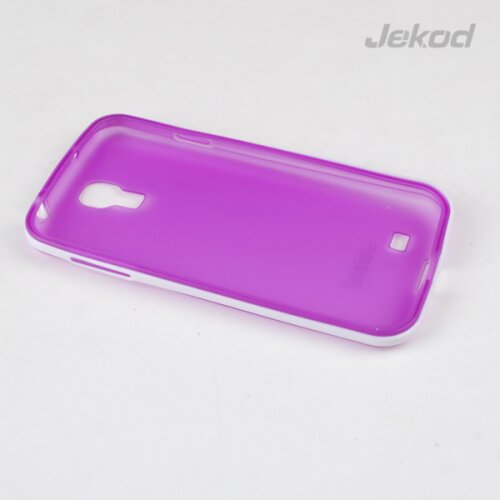 Jekod silikonski ovitek Samsung Galaxy S4 i9500 TPU/T prozorno vijola z okvirjem + Za&amp;scaron;čitna folija Slike