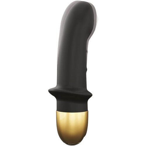 Dorcel Mini Lover 2.0 - vibrator na baterije, G-točka (crno-zlatni) Slike