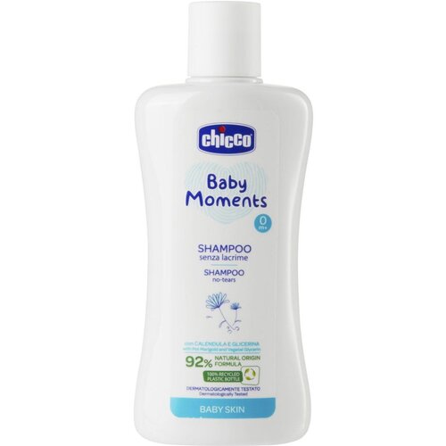 Chicco &amp;scaron;ampon Baby Moments, 200 ml 10584000 Slike