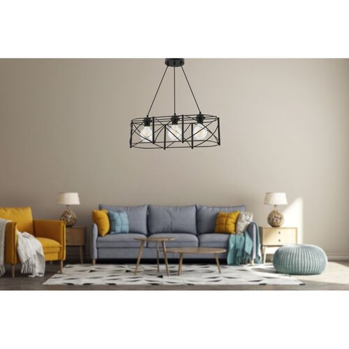 Opviq Dratrio - Black Black Chandelier Slike