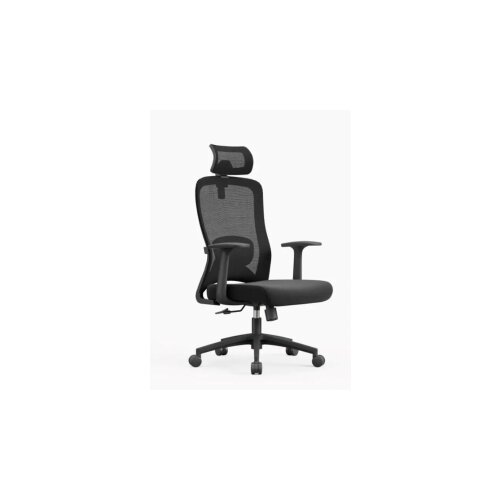  Ergonomska radna stolica crna Slike
