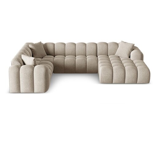 Cosmopolitan Design Svjetlo smeđa kutna garnitura od šenila (s lijevim kutom/u obliku slova "U") Treno – Cijene