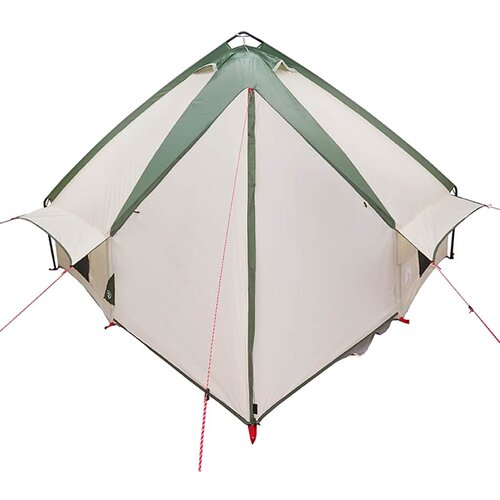  Teepee za 6 osoba Zelena i bijela 431 x 366 x 185 cm Slike