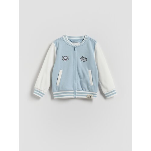 Reserved GIRLS` JOGGING TOP - bljedoplavo Cene