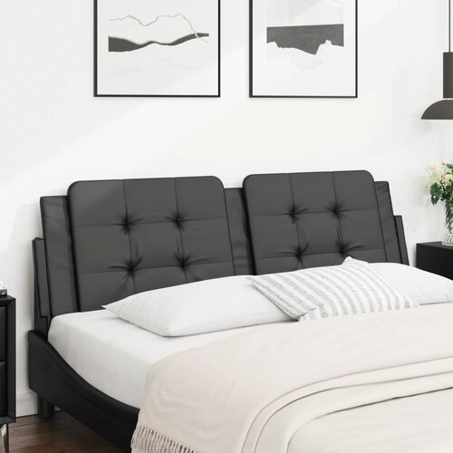 vidaXL Jastuk za uzglavlje crni 160 cm od umjetne kože Cene