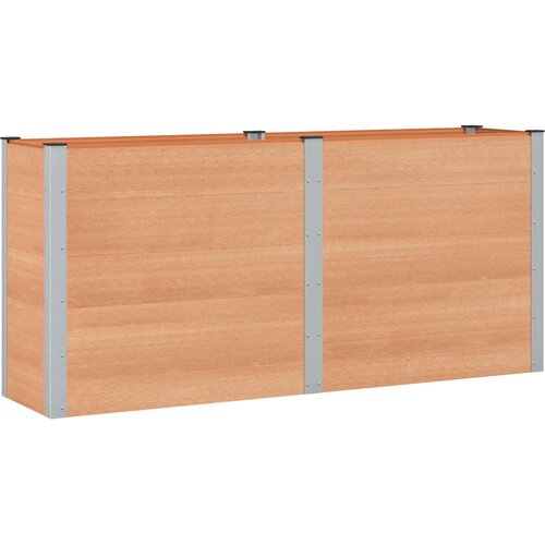 vidaXL Povi&scaron;ena gredica - Vrtna gredica Smeđa 200 x 50 x 91 cm WPC i aluminij - 200 x 50 x 91 cm Smeđa Cijene