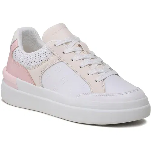 Tommy Hilfiger Superge Embossed Court Sneaker FW0FW07297 Misty Pink TH2