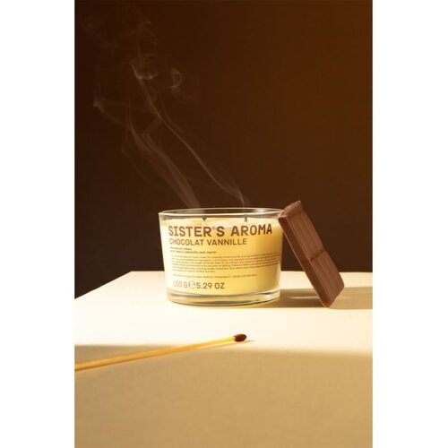 Sister&amp;#039;s Aroma Chocolat Vannille di&amp;scaron;eča sveča 150 g Slike