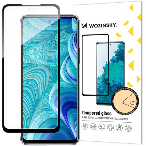 Wozinsky 9H celozaslonski kaljeni steklo Infinix Hot 11S NFC z ohi&scaron;jem, prijazno črno, (21533870) Cene
